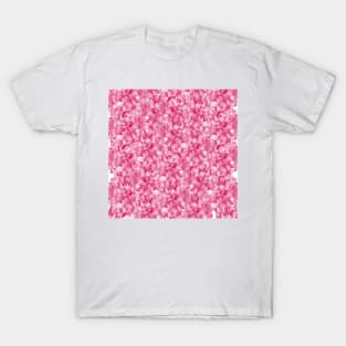 Pink Hydrangea pattern T-Shirt